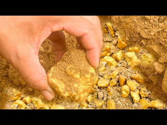 Gold Rush! Digging For Treasure at the Mountain by Gold Miner, Mining Exciting