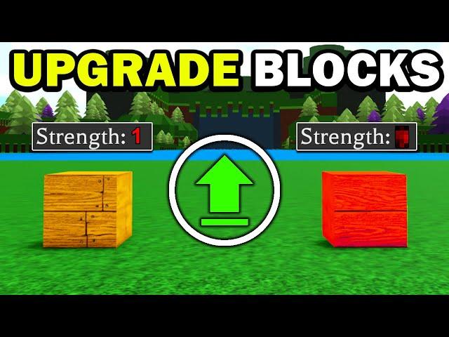 UPGRADE BLOCK STRENGTH!! (myth testing) | Build a boat for Treasure ROBLOX