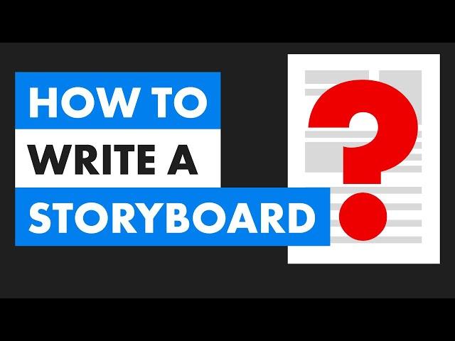 How to Create a Storyboard for eLearning (Instructional Design)