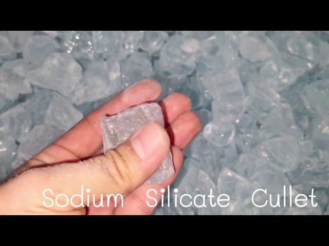 Sodium silicate cullet