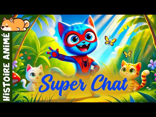 Super chat  Histoire pour s'endormir | Conte de fée pour enfant, déssin animés, histoire audio