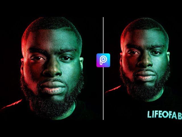 Easy Method For Portrait Dual Lighting Effect By Picsart || Picsart Editing Tutorial