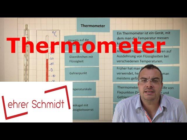 Thermometer | Sachunterricht | Physik | Wärmelehre | Lehrerschmidt