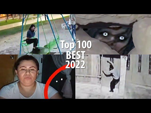 1 hr & 30 mins of the Top 100 BEST Scary Videos of 2022