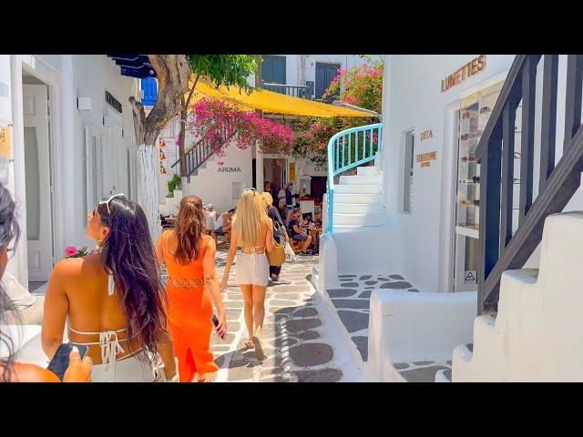 Mykonos, Greece  | Summer 2024 | 4K 60fps HDR Walking Tour