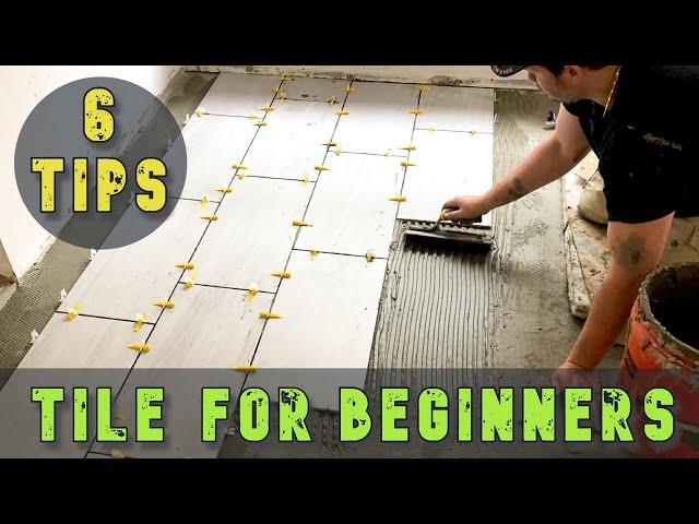 6 TIPS For Laying Floor Tile With No Experience!