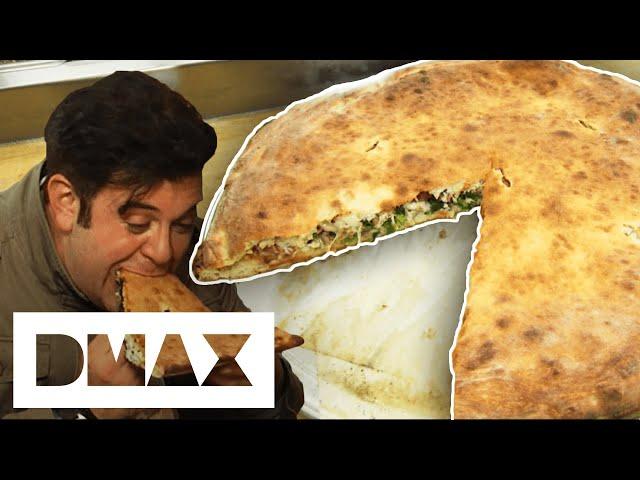 Adam V The Stuffed Pizza Challenge | Man V Food