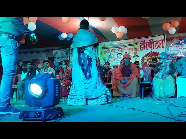 Poonam sharma stag show bisahi dham Shiv Mandir Lalbabu Dj bettiah