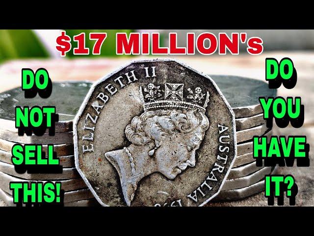 HOLY GRAIL AUSTRALIA 50 & 20 CENTS COINS Look for this 50 CENTS Coins in Your Pocket Change!