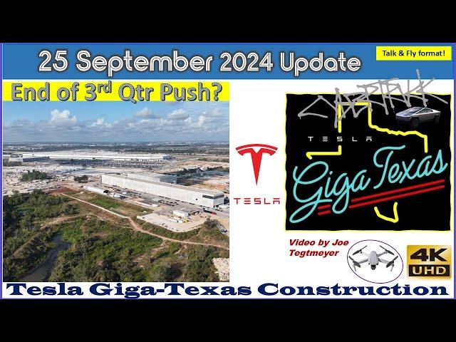 Boring Co Revised Panels, Switchyard Upgrade, Tunnel Rd Prep! 25 Sep 2024 Giga Texas Update(07:55AM)