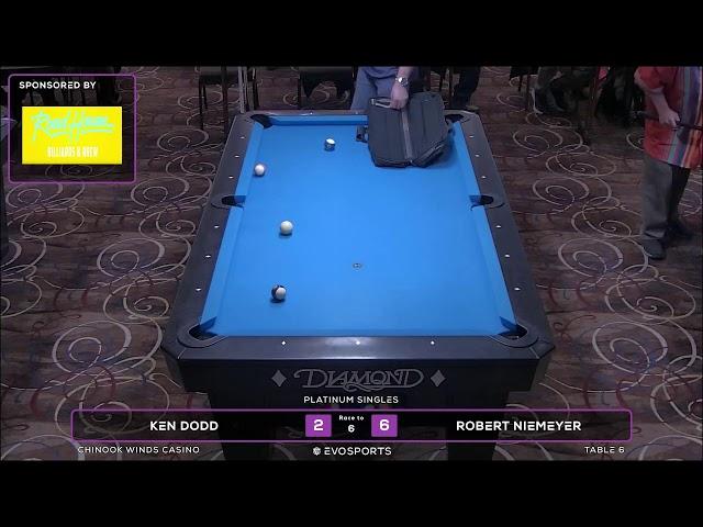 KEN DODD vs ROBERT NIEMEYER - WBCA 8 BALL 2025 - TABLE 6 | EvoSports
