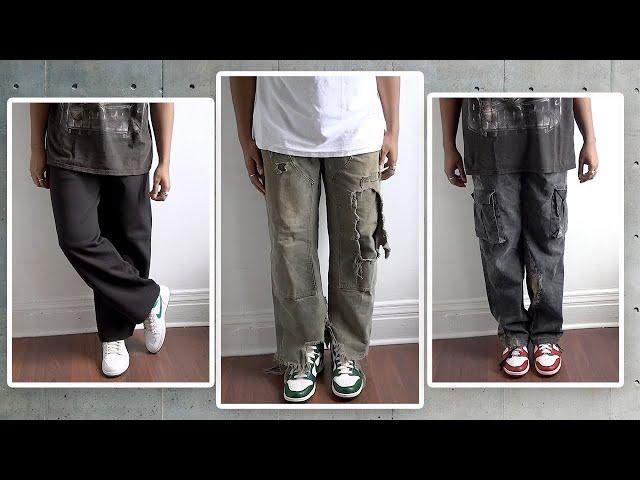 Favorite Pants To Wear With My Jordan 1's / Nike Dunk High's | Vintage Levis ,Carhartt Double Knee+