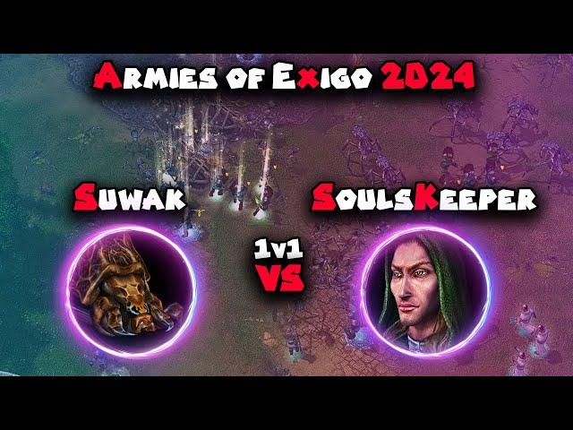 Armies of Exigo Online | PvP - Suwak vs SoulsKeeper [ 2004 RTS Game ] 1v1