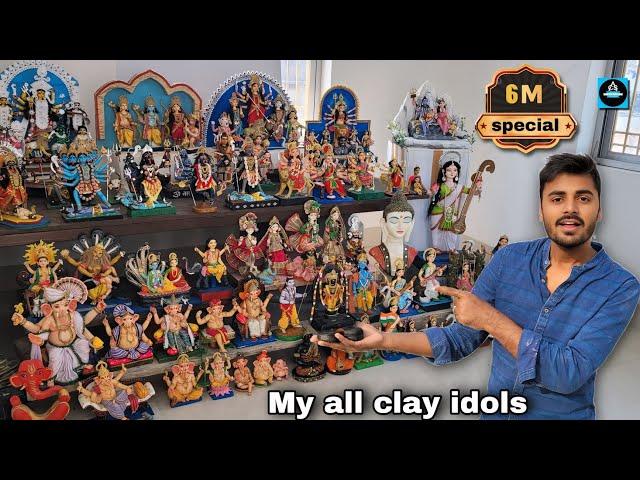 6 MILLION Subscribers special | My all clay idols #anandartandcraftstudio #6million