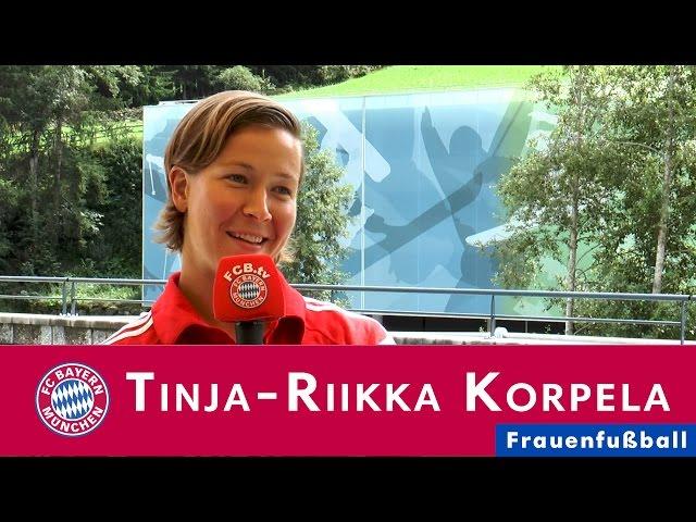 Neuzugang Tinja-Riikka Korpela im Portrait