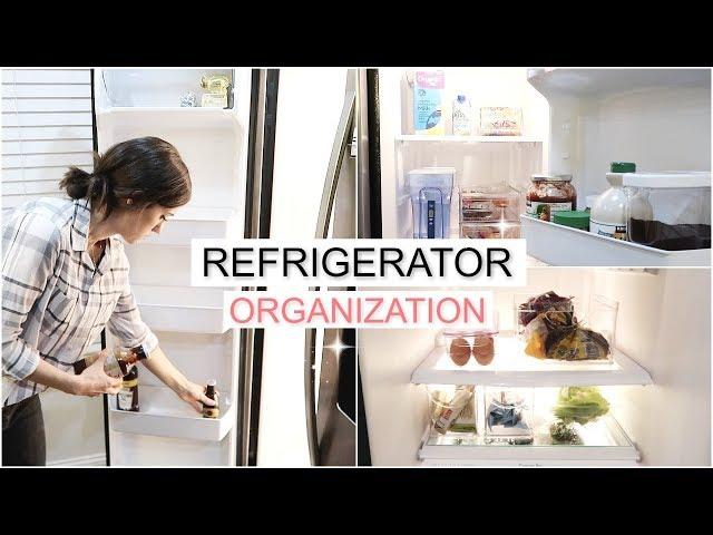 REFRIGERATOR ORGANIZATION IDEAS // CLEAN AND ORGANIZE WITH ME // Simply Allie