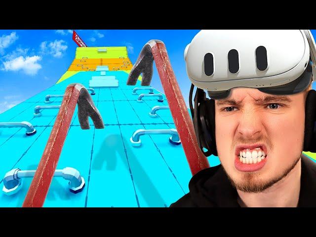 This Virtual Reality Game Made Me ANGRY - Crowbar Climber VR