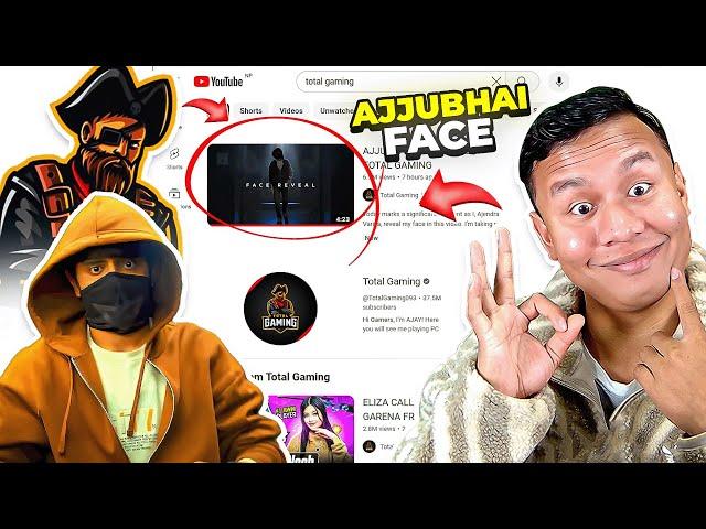 Reaction on ajjubhai Face Reveal @TotalGaming093 - Prank toh Nahi Hey ?? 