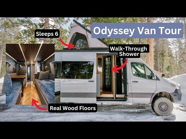 LUXURY VAN TOUR | “ODYSSEY”  | Scandinavian Design | DIY build