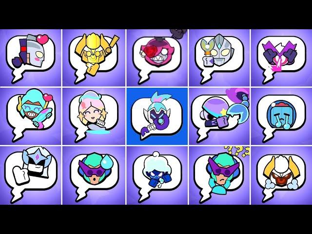 Brawl Stars China Skins Animated Pins | Virgo Colette & More