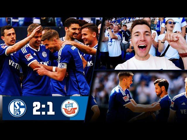 SCHALKE vs ROSTOCK 2:1 Stadion Vlog  Emotionaler Heimsieg! Abschied von Terodde, Asamoah & Latza!