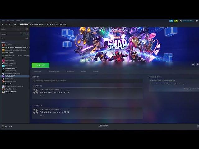 How to Fix Marvel Snap Crashing on Steam