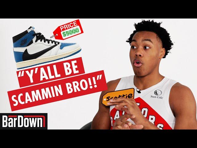 THE RAPTORS GUESS PRICES OF HYPE BEAST ITEMS & BASKETBALL MERCH