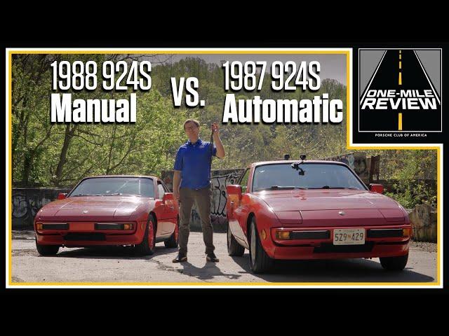 Porsche 924S comparo: 1988 Manual vs. 1987 Automatic | One-Mile Review