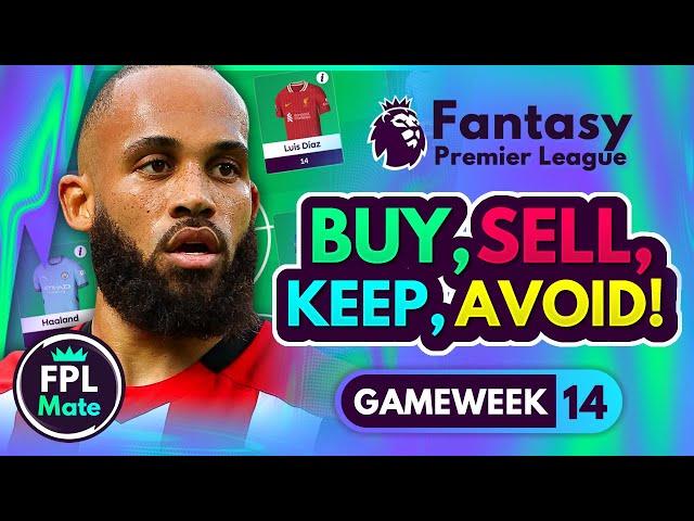 FPL GW14 TRANSFER TIPS! | Buy, Sell, Keep & Avoid for Gameweek 14 | Top Picks Tier List 2024/25! ⭐