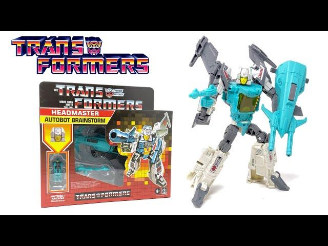 Transformers G1 Retro Reissue Headmaster BRAINSTORM Review