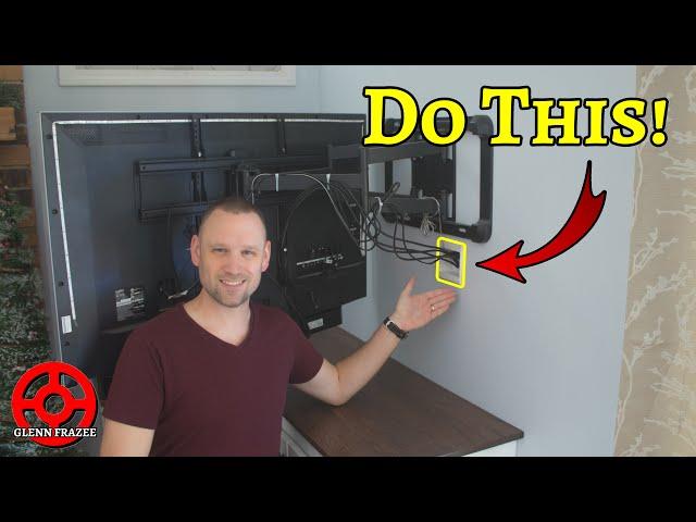 Hide TV Cables Behind Your Wall | In-Wall TV Cable Management