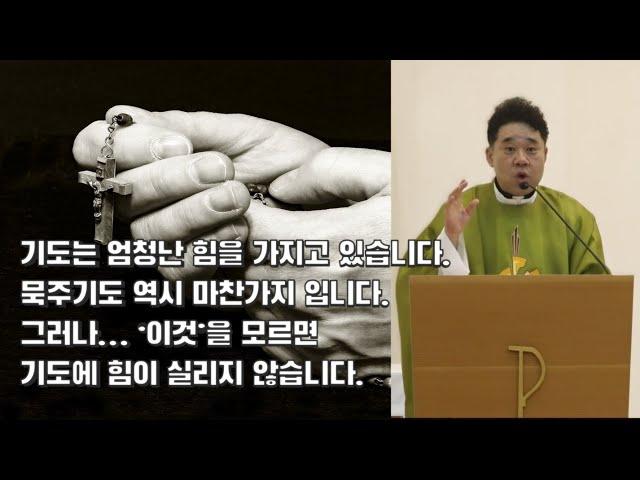 기도는 '엄청난 힘'을 가지고 있습니다.  묵주기도 역시 그렇습니다. 그런데 이것을 알아야 기도에 힘이 실립니다! -최황진 라파엘 신부- 천주교 / 가톨릭 / 신부님 강론 강의