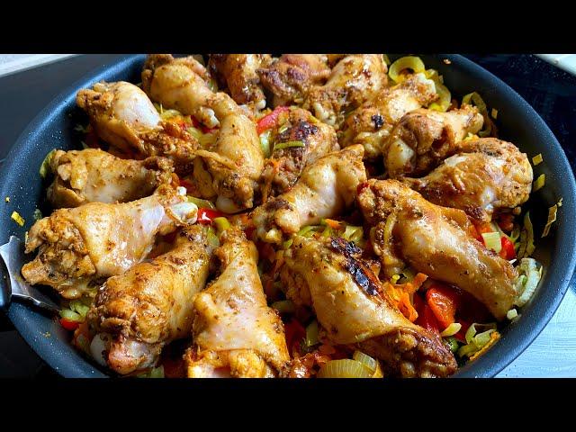 Jewish chicken recipe to try. Chicken with vegetables for the whole family.