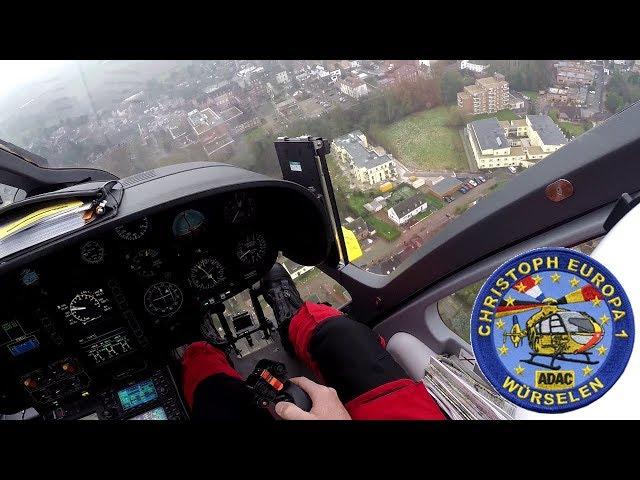 Christoph Europa 1 (EC-135) Cockpit Einsatz KH Linnich