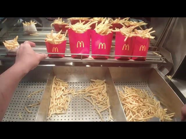 McDonald's POV Lunch Rush Fries Station