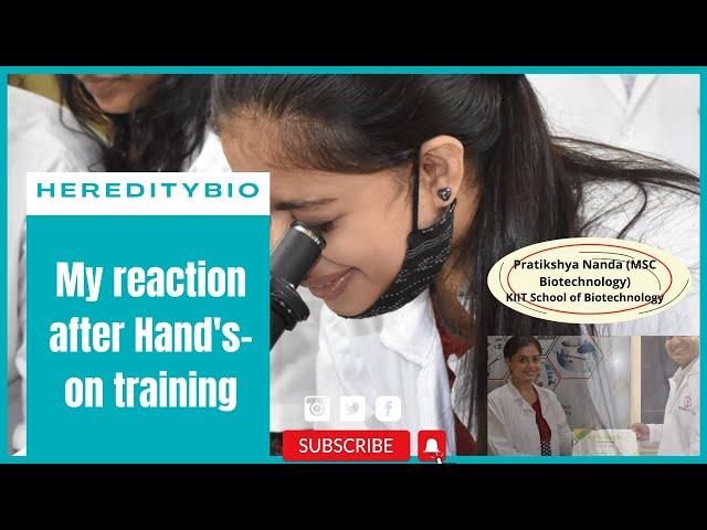 Students reaction after Hand's-on training #hereditybioacademy