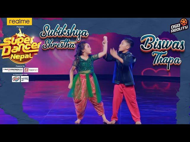 SUPER DANCER NEPAL | Subikshya Shrestha, Biswas Thapa | Curly Curly Kapal | Duo Performance