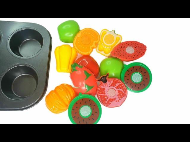 Relaxing wrong Head fruit and vegetable Cutting video