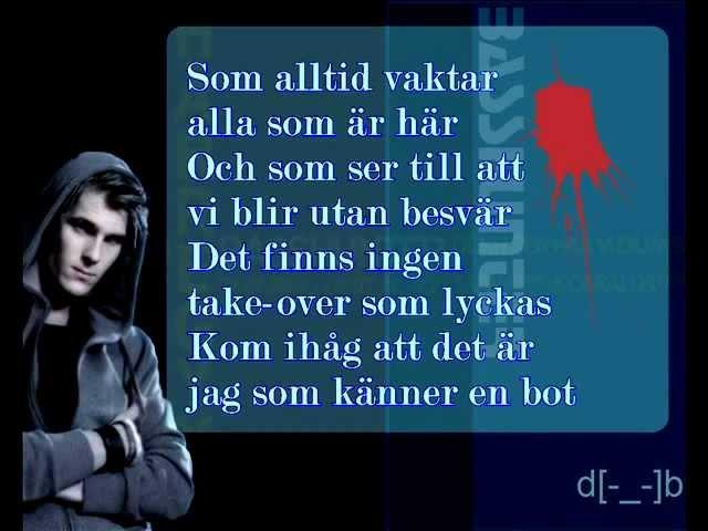 BOTEN ANNA - BASSHUNTER with LYRICS