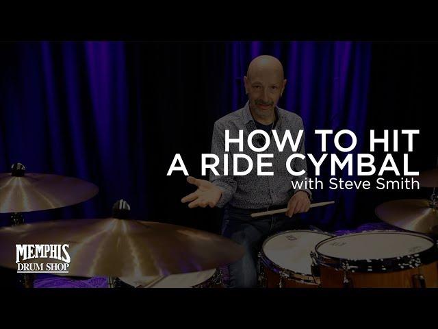 How to Hit a Ride Cymbal with Steve Smith