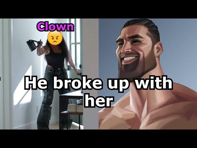 Girlfriend disrespects her man and gets dumped