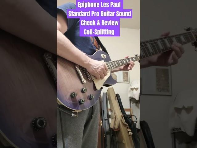 Epiphone Les Paul Standard Pro Blueburst  Guitar Sound Check & Review