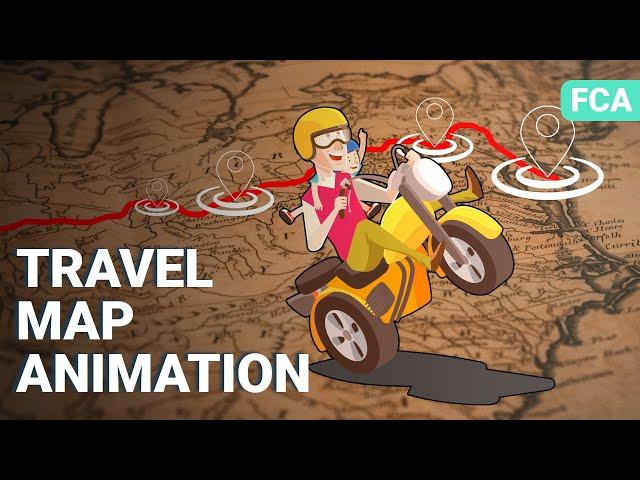 How to Create a Map Animation to Your Summer Trip | Filmora Creator Academy