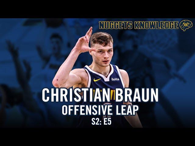 Nuggets Knowledge: Christian Braun's Huge Offensive Leap This Season