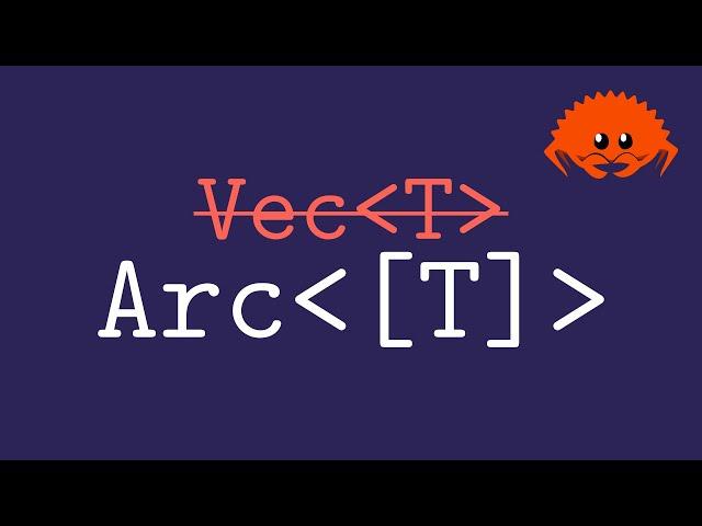 Use Arc Instead of Vec