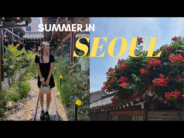 SEOUL VLOG | cafe hopping, shopping local brands, bukchon hanok village and more 