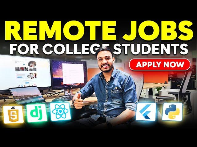 Remote Intern & Jobs 2024 | Remote Job Roadmap 2024 | Kushal Vijay