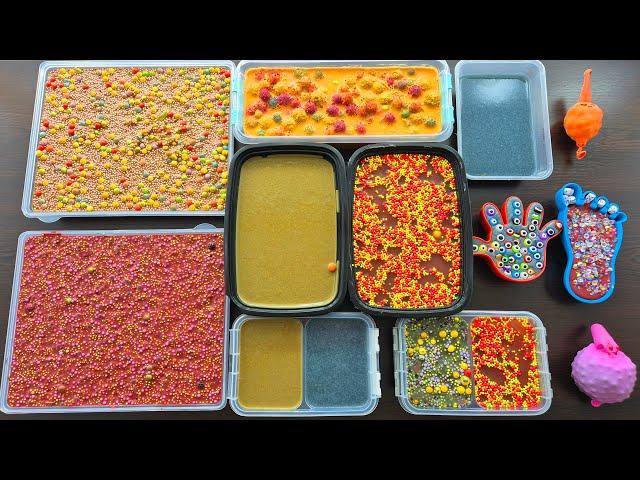 Crunchy Slime Mixing - Big Oddly Satisfying Slime