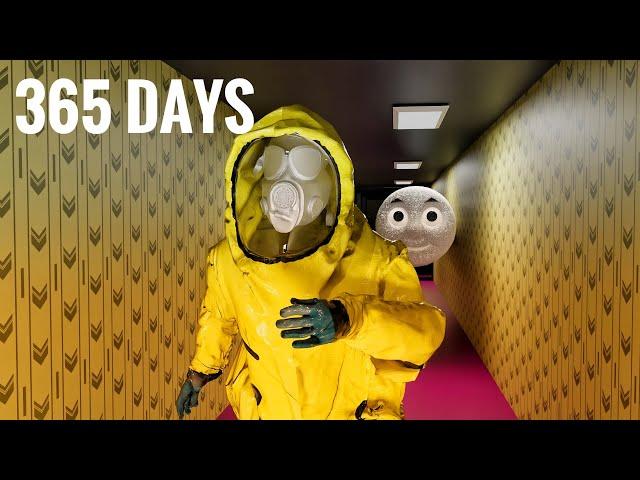 365 days in the backrooms ( found footage compilation )