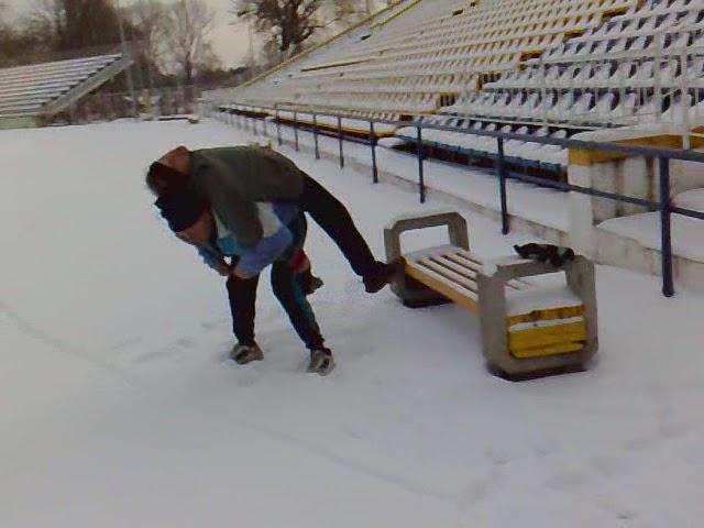 На стадіоні Авангард 06.01.2009